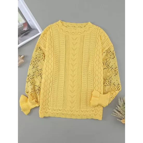Fashion Crochet Lace Top Fashion Crochet Lace Top