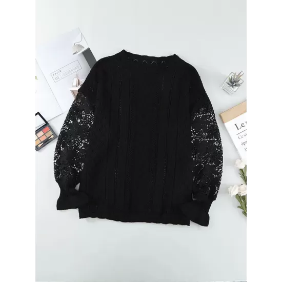 Fashion Crochet Lace Top Fashion Crochet Lace Top