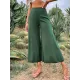 Casual High Waisted Wide Leg Solid Color Pants Casual High Waisted Wide Leg Solid Color Pants