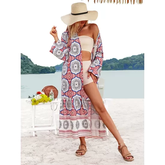 Vacation Loose Floral Printed Overall Vacation Loose Floral Printed Overall