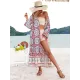 Vacation Loose Floral Printed Overall Vacation Loose Floral Printed Overall