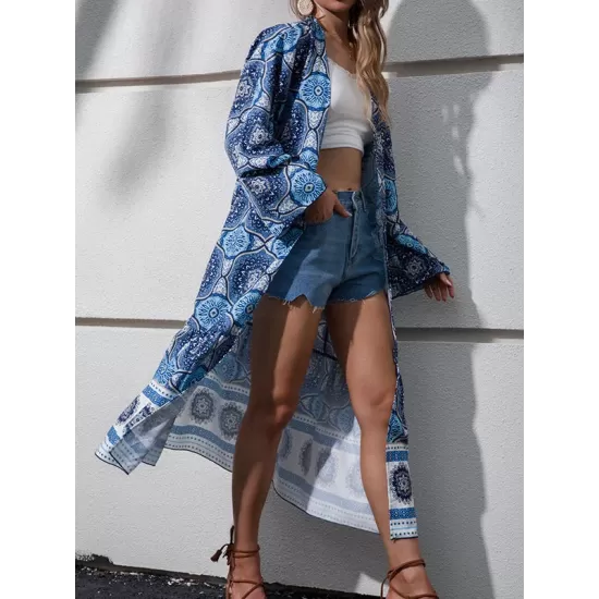 Vacation Loose Floral Printed Overall Vacation Loose Floral Printed Overall