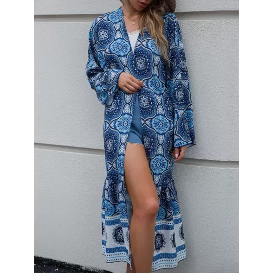Vacation Loose Floral Printed Overall Vacation Loose Floral Printed Overall
