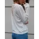 Casual Long Sleeves Backless Round-Neck T-Shirt Casual Long Sleeves Backless Round-Neck T-Shirt