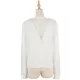 Casual Long Sleeves Backless Round-Neck T-Shirt Casual Long Sleeves Backless Round-Neck T-Shirt