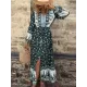 Bohemia A-Line Floral Printed V-Neck Dress Bohemia A-Line Floral Printed V-Neck Dress