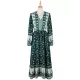 Bohemia A-Line Floral Printed V-Neck Dress Bohemia A-Line Floral Printed V-Neck Dress