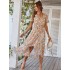 Bohemia A-Line Floral V-Neck Dress