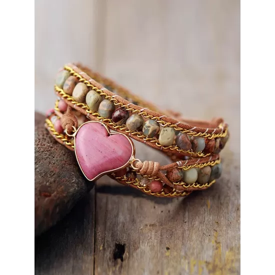 Casual Heart-Shaped Bracelet Accessories Casual Heart-Shaped Bracelet Accessories