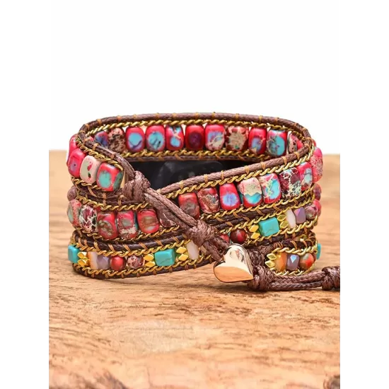 Casual Retro Warp Knitting Bracelet Accessories Without Watch Casual Retro Warp Knitting Bracelet Accessories Without Watch