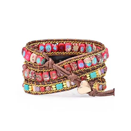Casual Retro Warp Knitting Bracelet Accessories Without Watch Casual Retro Warp Knitting Bracelet Accessories Without Watch