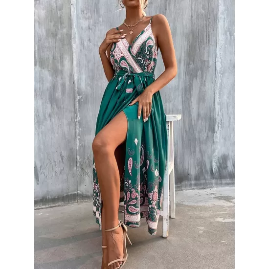 Bohemia Loose Backless V-Neck Dress Bohemia Loose Backless V-Neck Dress