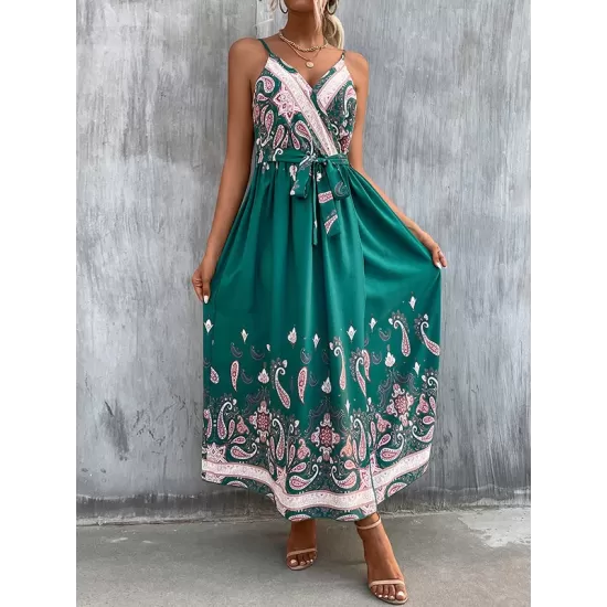 Bohemia Loose Backless V-Neck Dress Bohemia Loose Backless V-Neck Dress