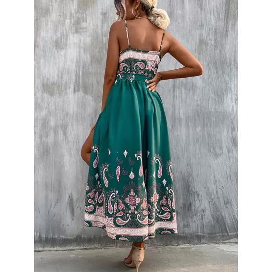 Bohemia Loose Backless V-Neck Dress Bohemia Loose Backless V-Neck Dress