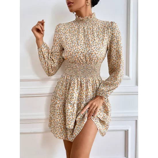 Bohemia A-Line Floral High-Neck Dress Bohemia A-Line Floral High-Neck Dress