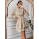 Bohemia A-Line Floral High-Neck Dress Bohemia A-Line Floral High-Neck Dress