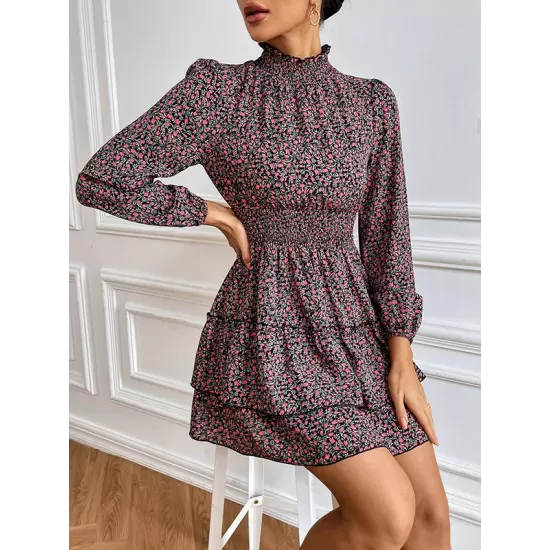 Bohemia A-Line Floral High-Neck Dress Bohemia A-Line Floral High-Neck Dress