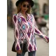 Casual Loose Geometric Coat Casual Loose Geometric Coat