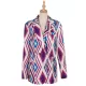 Casual Loose Geometric Coat Casual Loose Geometric Coat