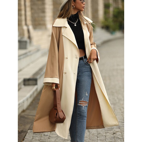 Casual Loose Patchwork Coat Casual Loose Patchwork Coat