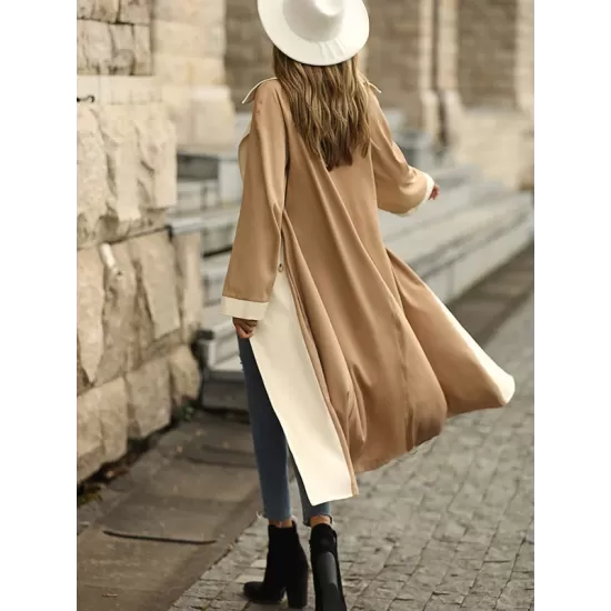 Casual Loose Patchwork Coat Casual Loose Patchwork Coat