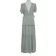 Falbala Empire Short Sleeves Midi Dresses Falbala Empire Short Sleeves Midi Dresses