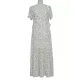 Falbala Empire Short Sleeves Midi Dresses Falbala Empire Short Sleeves Midi Dresses