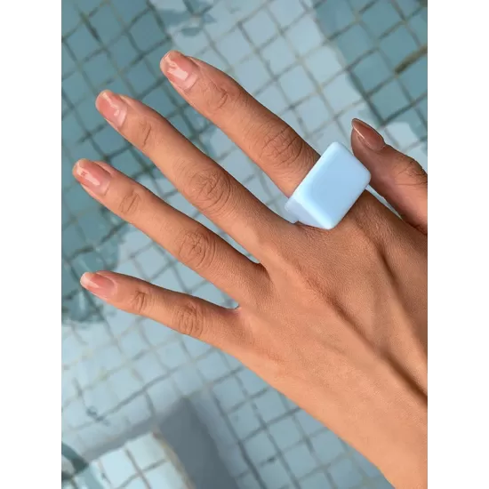 Original Stylish Resin 8 Colors Geometric Ring Original Stylish Resin 8 Colors Geometric Ring