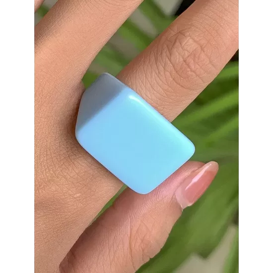 Original Stylish Resin 8 Colors Geometric Ring Original Stylish Resin 8 Colors Geometric Ring