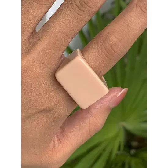 Original Stylish Resin 8 Colors Geometric Ring Original Stylish Resin 8 Colors Geometric Ring