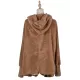 Casual Loose Solid Color Hooded Coat Casual Loose Solid Color Hooded Coat