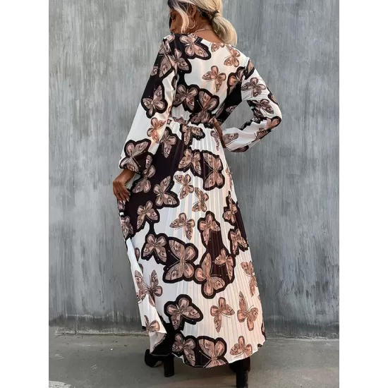 Bohemia Loose Floral V-Neck Dress Bohemia Loose Floral V-Neck Dress
