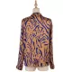 Casual Loose Floral Polo Shirt Top Casual Loose Floral Polo Shirt Top