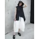 Loose White Linen Split-side Harem Pants Loose White Linen Split-side Harem Pants