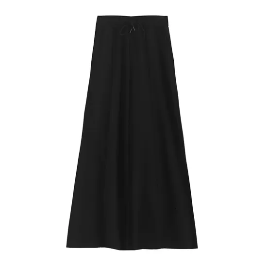 Casual Solid Column Wide Leg Pants Casual Solid Column Wide Leg Pants