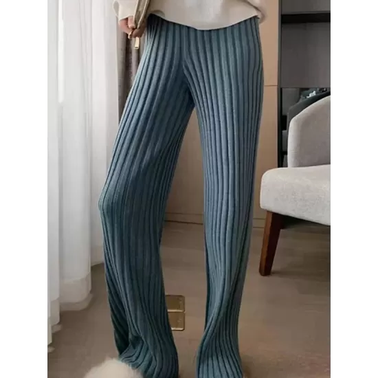 Casual Loose 6 Colors Knitting Wide Leg Pants Casual Loose 6 Colors Knitting Wide Leg Pants