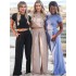 Simple Solid Color T-Shirt & Pants Two Pieces Set