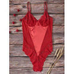 Lace Split-Joint Teddy