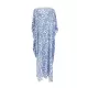 Leopard Split-Side Sun Protection Batwing Sleeves Loose V-Neck Maxi Dresses Cover-Ups Swimwear Leopard Split-Side Sun Protection Batwing Sleeves Loose V-Neck Maxi Dresses Cover-Ups Swimwear