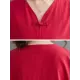 Chinese Frog Buttons Pockets Solid Color Split-Side A-Line Loose V-Neck Midi Dresses Chinese Frog Buttons Pockets Solid Color Split-Side A-Line Loose V-Neck Midi Dresses
