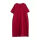 Chinese Frog Buttons Pockets Solid Color Split-Side A-Line Loose V-Neck Midi Dresses Chinese Frog Buttons Pockets Solid Color Split-Side A-Line Loose V-Neck Midi Dresses