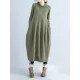 Casual Loose Plus Size Solid Color Hooded Midi Dresses Casual Loose Plus Size Solid Color Hooded Midi Dresses