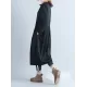 Casual Loose Plus Size Solid Color Hooded Midi Dresses Casual Loose Plus Size Solid Color Hooded Midi Dresses