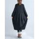 Casual Loose Plus Size Solid Color Hooded Midi Dresses Casual Loose Plus Size Solid Color Hooded Midi Dresses
