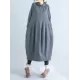 Casual Loose Plus Size Solid Color Hooded Midi Dresses Casual Loose Plus Size Solid Color Hooded Midi Dresses