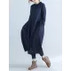 Casual Loose Plus Size Solid Color Hooded Midi Dresses Casual Loose Plus Size Solid Color Hooded Midi Dresses