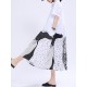 Contrast Color Drawstring Printed Tied Waist Loose Short Sleeves Lapel Shirt Dress Midi Dresses Contrast Color Drawstring Printed Tied Waist Loose Short Sleeves Lapel Shirt Dress Midi Dresses