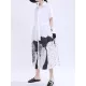 Contrast Color Drawstring Printed Tied Waist Loose Short Sleeves Lapel Shirt Dress Midi Dresses Contrast Color Drawstring Printed Tied Waist Loose Short Sleeves Lapel Shirt Dress Midi Dresses