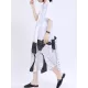 Contrast Color Drawstring Printed Tied Waist Loose Short Sleeves Lapel Shirt Dress Midi Dresses Contrast Color Drawstring Printed Tied Waist Loose Short Sleeves Lapel Shirt Dress Midi Dresses