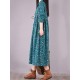 Original Lapel Frenum Floral Printed Midi Dress Original Lapel Frenum Floral Printed Midi Dress